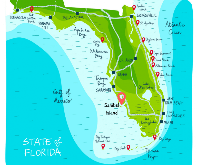 Where Sanibel Island Located?